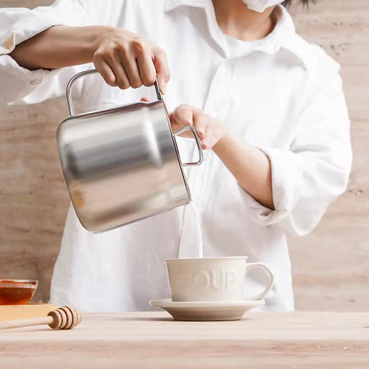 2L Stainless Steel Kitchen Filter Pot with Frying Basket