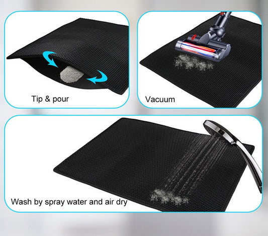 Waterproof Honeycomb Cat Litter Pad – Easy Clean & Leak-Proof