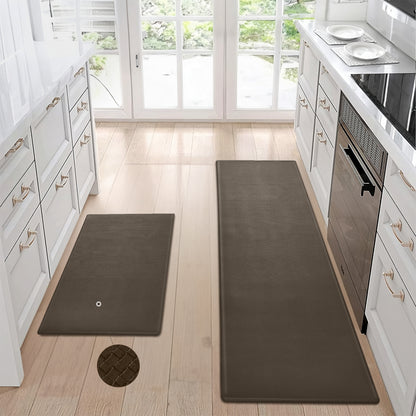 Non-Slip Waterproof Kitchen Floor Mat Set (2pcs)