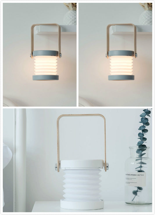 Foldable USB Rechargeable LED Night Lamp – Dimmable & Portable