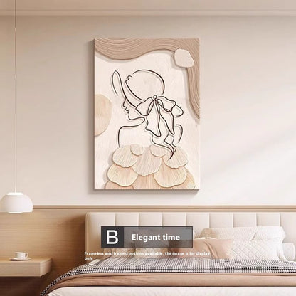 Abstract Line Art Decorative Wall Painting