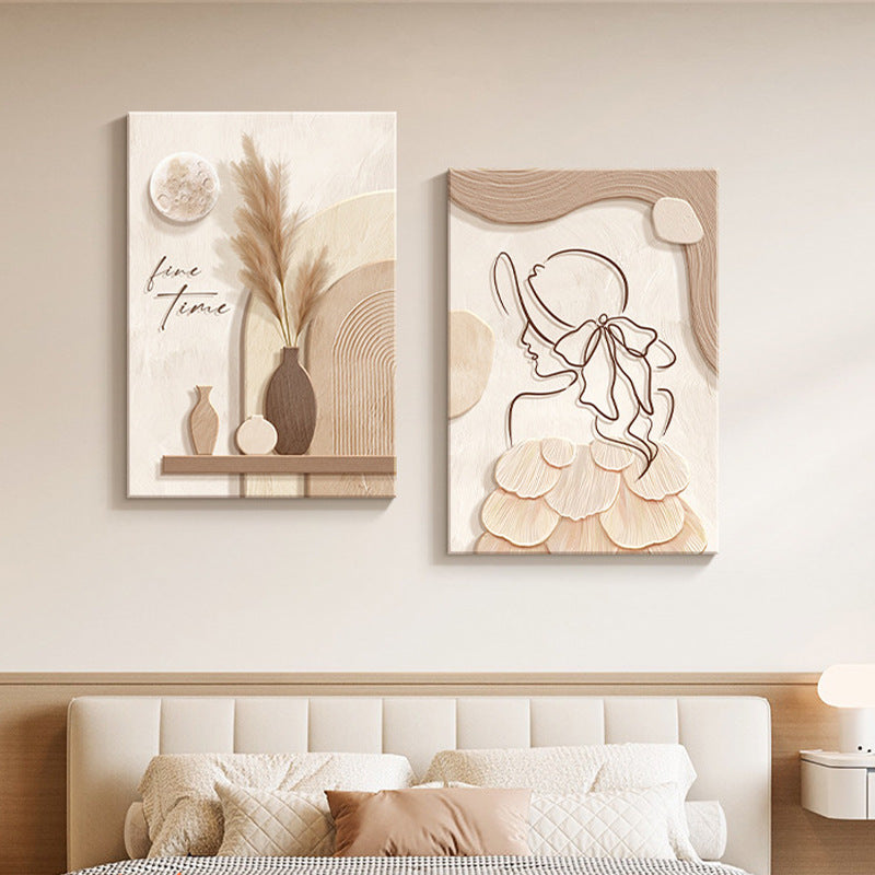 Abstract Line Art Decorative Wall Painting