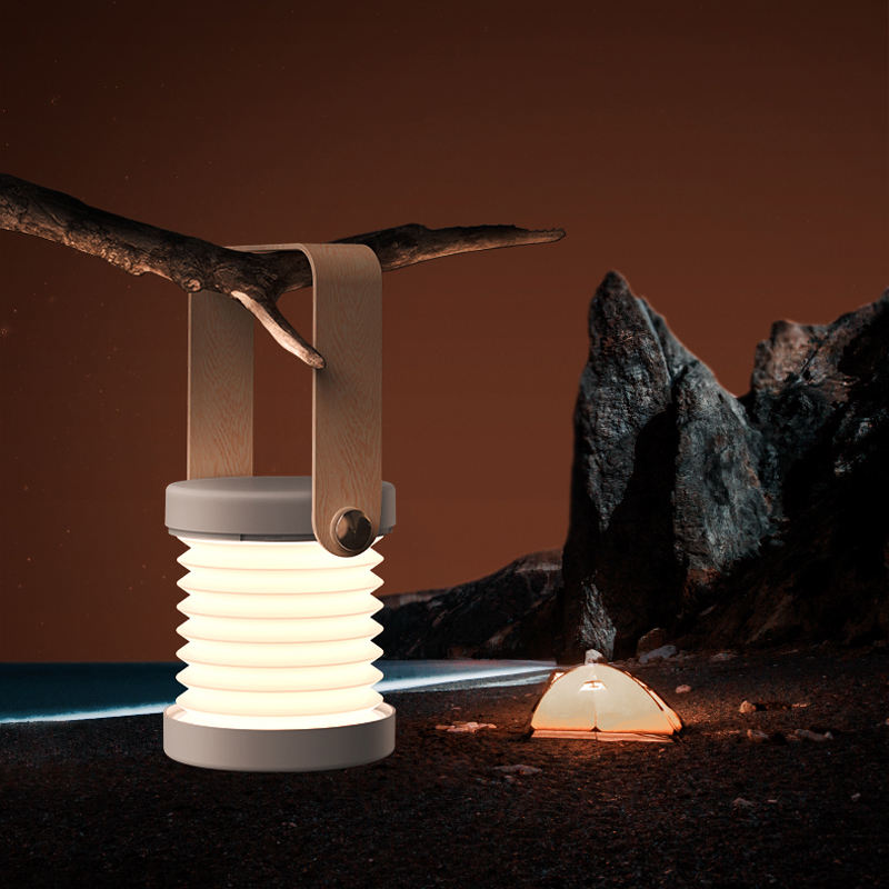 Foldable USB Rechargeable LED Night Lamp – Dimmable & Portable