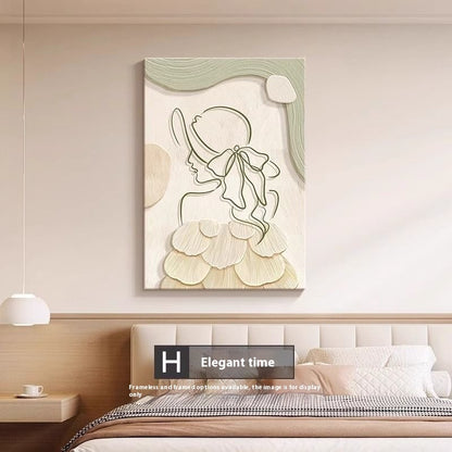 Abstract Line Art Decorative Wall Painting