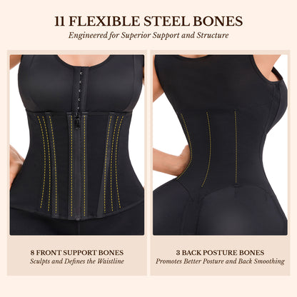 Overbust Full Body Shapewear – Tummy Control & Butt Lifter Compression Garment