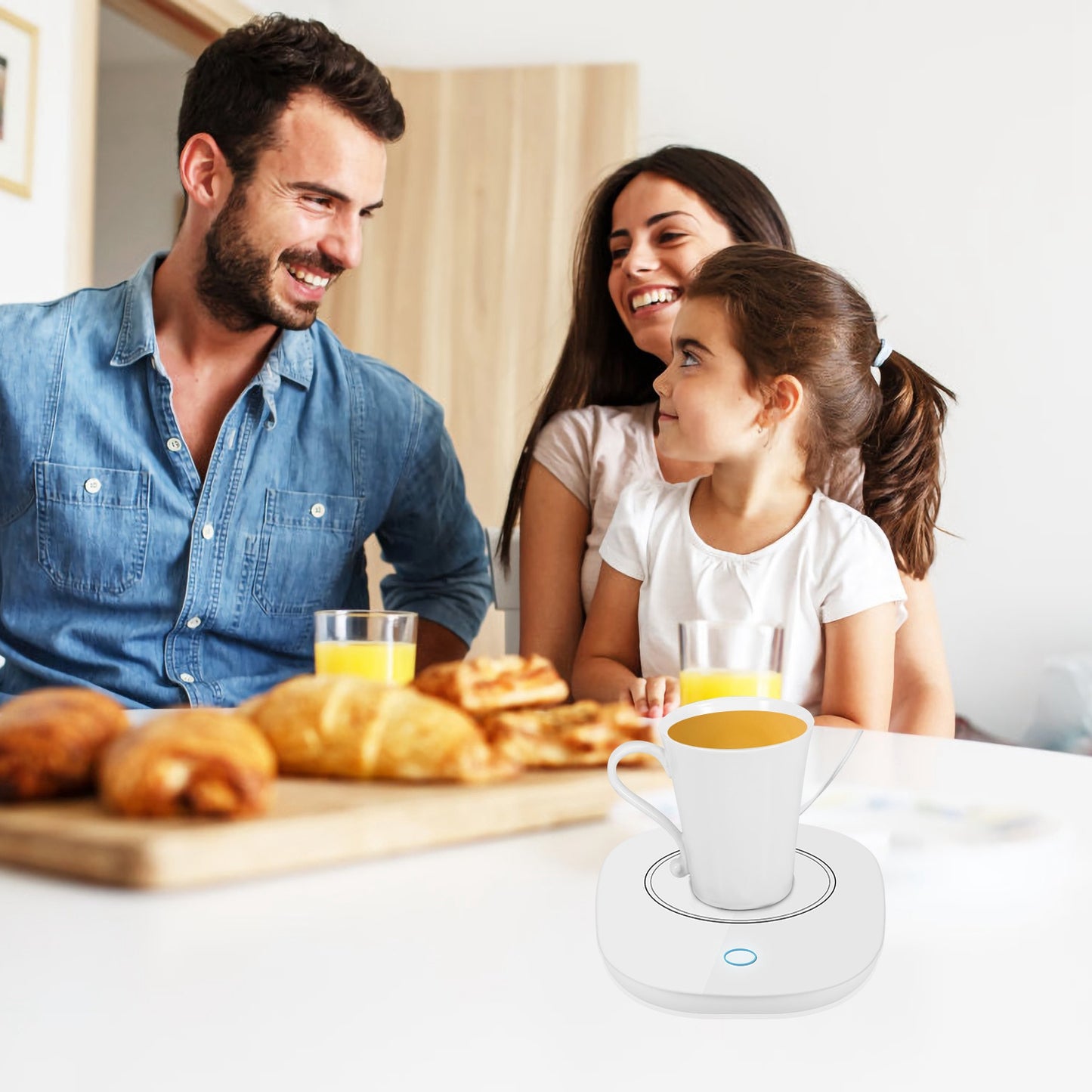 Electric Coffee Mug Warmer with Automatic Shut-Off