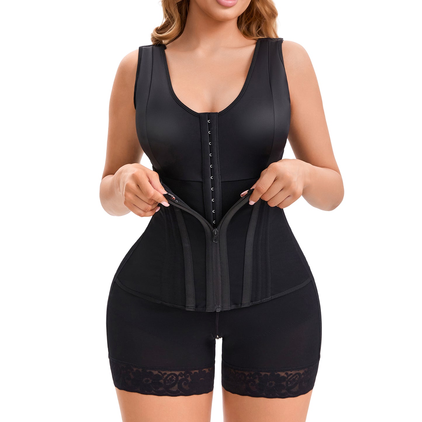 Overbust Full Body Shapewear – Tummy Control & Butt Lifter Compression Garment