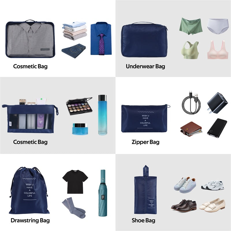 Simple Solid Color Storage Bag