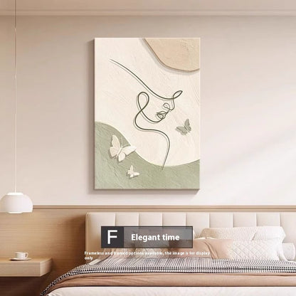 Abstract Line Art Decorative Wall Painting