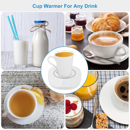 Electric Coffee Mug Warmer with Automatic Shut-Off