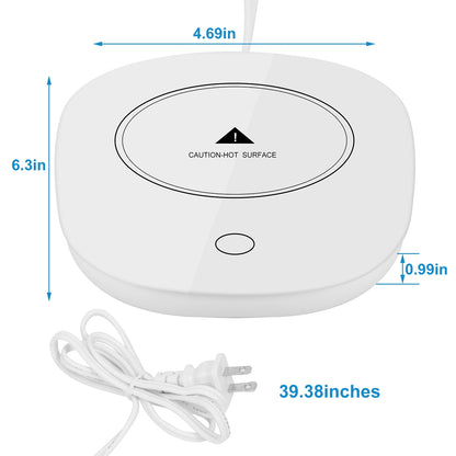 Electric Coffee Mug Warmer with Automatic Shut-Off